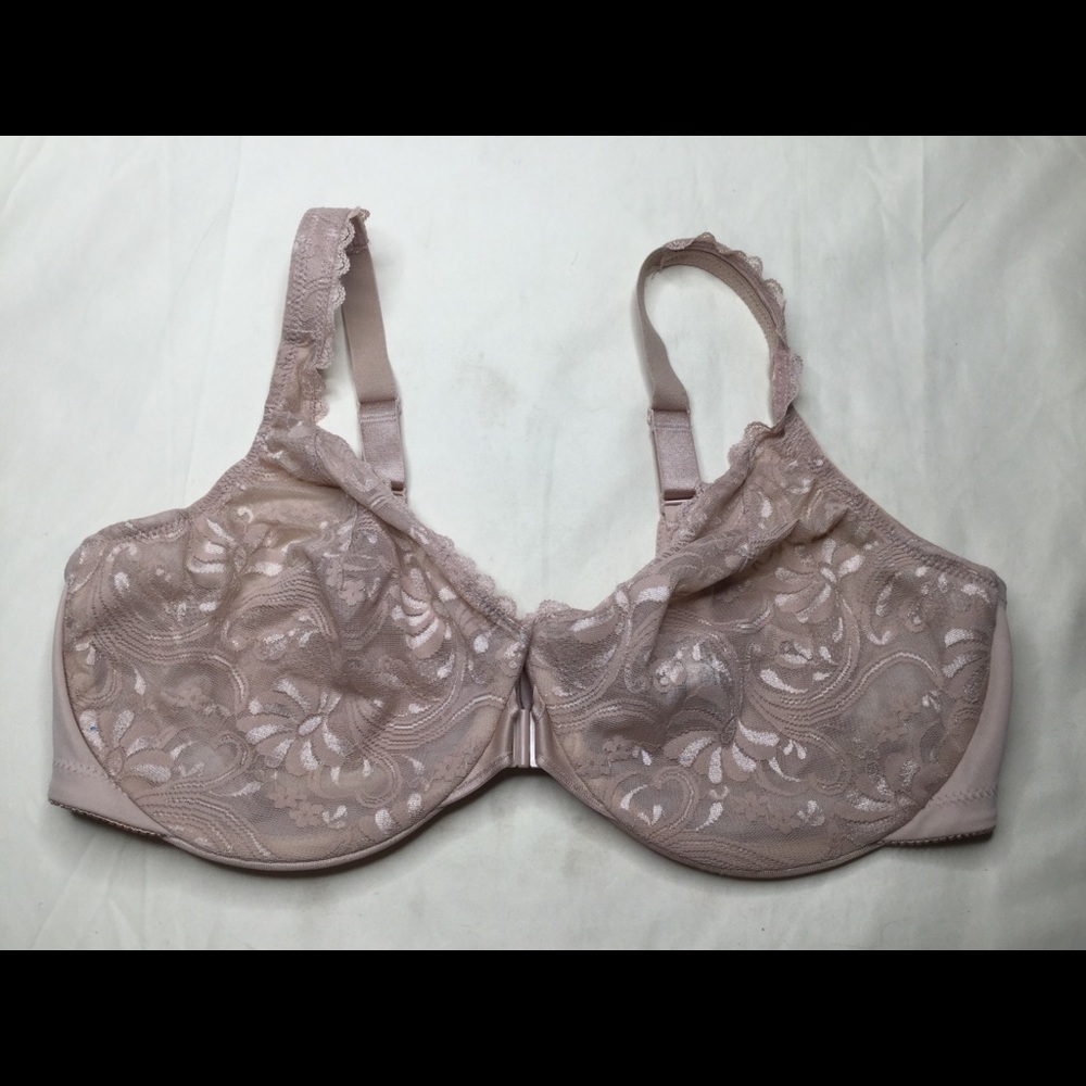 Glamorise Front Closure Underwire Bra - 44C